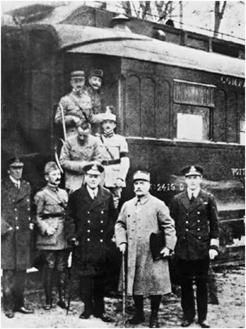 Signature de l'armistice  Rethondes