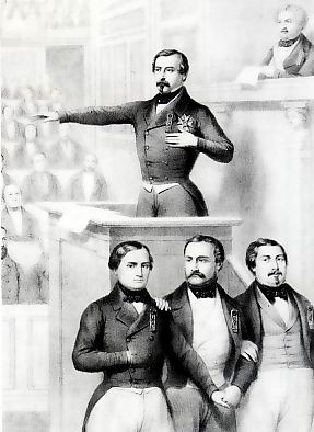 Louis-Napoléon Bonaparte prêtant serment à la Constitution